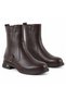 3450 Genuine Leather Women's Casual Boots—Brown