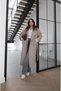 Stone Color Tokyo Belted Cashmere Coat