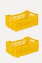 2 Pieces - Minibox Yellow Foldable Case 261710 - 3