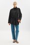 Wool Fleece Detailed Shirt Black - 3