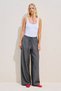 TEKSTURISANE VEZANE PANTALONE SIVE - 4