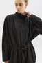 Wool Fleece Detailed Shirt Black - 2