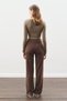 BROWN SET WITH KNOT DESIGN - 8
