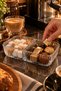 Single-Pane Glass Divided Breakfast and Serving Bowl | For Jam, Olives, Cheese, and Appetizers - 7