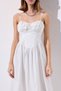 Tightened Corset Dress Ecru - 3