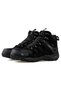 Fight Long Waterproof Rubber Sole Outdoor Leather Men's Boots Black - 3