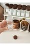 Set of 12 Acacia Lid Glass Spice Racks (32 Labels with Gift) - 6