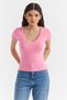 Women's Deep V-Neck Bodysuit - 2