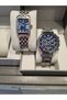 Metal Steel Bracelet BAY - 5-10 Atm Waterproof Couple's Wristwatch - 4
