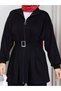 Belted Zippered Loyşo Suit Black - 3