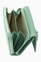 Genuine Leather Women's Wallet Portfolio – Credit Card Holder, Paper Money Compartment 932Mg - Green - 4