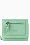 Genuine Leather Women's Wallet Portfolio – Credit Card Holder, Paper Money Compartment 932Mg - Green