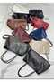 Women's Brown Large, Spacious, Soft-Textured Shoulder Bag and Crossbody Bag - 7