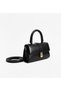 Women's Black Crisscross Straps Crossbody Bag for Everyday Use - 4