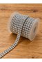 Decorative Crystal Stone Ribbon 2 Rows of Stones - Can Be Sewn on (Silver) 1 Meter
