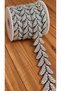 Decorative Ornament Strip, Plastic Stone Strip with a Shiny Crystal Look 1 Meter Silver -It Has the Feature of Being Able to Be Sewn. It Can Be Used in Many Areas Such as Clothing, Accessories, Shoes, Bags, or Home Textiles. - 2