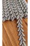 Decorative Ornament Strip, Plastic Stone Strip with a Shiny Crystal Look 1 Meter Silver -It Has the Feature of Being Able to Be Sewn. It Can Be Used in Many Areas Such as Clothing, Accessories, Shoes, Bags, or Home Textiles.