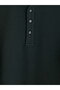 Peak New Season Green Crew Neck Textured Men's T-Shirt - 6