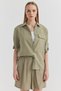 Women's Shirt with Sleeve Detail