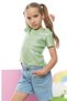 Girl's Shiny Fabric T-Shirt - 6