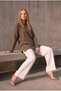 Off-Shoulder Zippered Women's Mercerized Tunic - 6
