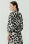 Women's Patterned Shirt with Front Tie Detail - 3