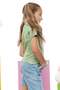 Girl's Shiny Fabric T-Shirt - 3