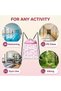 Drawstring Bag for Girls, Large Capacity Waterproof String Backpack with Bow Design, Lightweight PE - 5