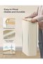 Laundry Hamper with Lid, Slim Laundry Basket, 17.2 Gallons (65L), Space-Saving, Removable Mesh Liner - 7