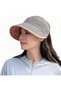 Women Sun Visor,Double-Sided Ponytail Wide Brim Hat - 5
