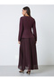 Long Sleeve Pleated Blazer Maxi Dress - 5