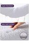 Bathroom Mat Non Slip Bath Rug, 50 x 80 cm White - 8