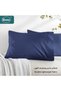 Luxurious Plain Pillow Covers Set with Envelop Closure Design, Pillowcases 2-Pieces Set, Soft & Cozy - 4
