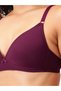 Padded Non-Wired Demi Cup Self-Textured Multiway Plunge Bra - 5
