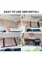 Modern Classic Car Visor Organizer, Black - 9 Compartments, PU Leather, Elastic Strap Mount, Sunglas - 6