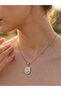 Floral Pearl Pendant Necklace - 4