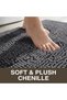Bathroom Rugs, Ultra Soft Thick Chenille Microfiber Bath Mat, Quick Dry Absorbent & Non-Slip Bath Ma - 4