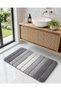 Bathroom Mat Non Slip, 50 x 80 cm Bath Mats Machine Washable, Grey - 2