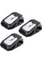 3pack Clip On Solar Motion Sensor Lights, Portable Solar Powered Security Light Outside, with USB &