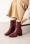Women's Zip-Up Heeled Boots: Modern and Elegant Design, Eye-Catching Style (Heel Height: 6 cm)