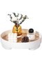 Decorative Round Tray - Versatile Home Organizer for Coffee Table, Dining, Kitchen & Bathroom Counte