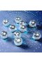 أضواء LED على شكل كرة ديسكو، سلسلة أضواء LED على شكل كرة مرآة مع كرات موزاييك معلقة، تعمل بالبطارية