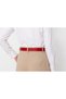 Genuine Leather Women's Belt with Gold Buckle and Metal Tips - 3 cm Belt for Jeans and Cloth Pants - 6