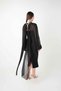 Double Fabric Strapless Pencil Dress with Bolero Detail - Black - 4
