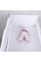 4-Piece Breathable Mesh Liner for Baby Cot, 4-Side Netting Guard, Solid Color Air Circulation Cot Li - 5