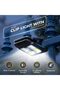 3pack Clip On Solar Motion Sensor Lights, Portable Solar Powered Security Light Outside, with USB & - 2