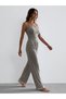 Grey Solid Lounge Pants - 5