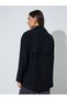 Women's Black Longline Utility Jacket - 5