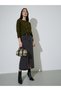 Olive Green Round Neck Long Sleeves Regular Fit Cardiagan - 2