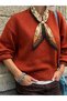 Cream-Colored 100% Wool Cashmere Scarf with Pearls